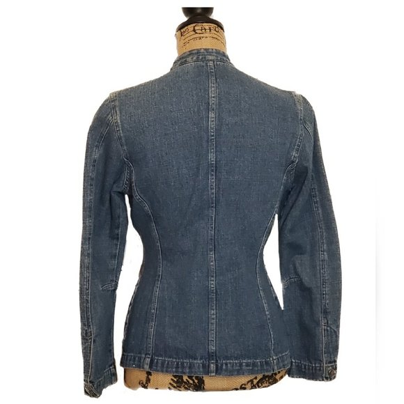 First Issue by Liz Claiborne Denim Jacket M - Picture 5 of 6